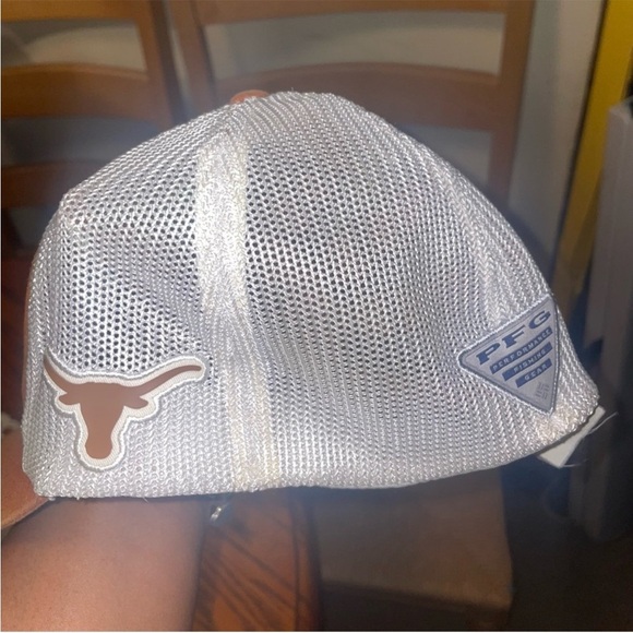 Columbia PFG Mesh Back Cap in Orange and Cream - Picture 5 of 5